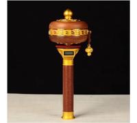 hand held prayer wheel, Tibetan Prayer Wheel, Hand Held Prayer Wheel Buddhist Prayer Wheel Cranking Buddhist Prayer Wheel Alloy Tibetan Buddhism Six Words Mantra Hand (Color : 3) (Color : 2)(2)