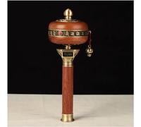 hand held prayer wheel, Tibetan Prayer Wheel, Hand Held Prayer Wheel Buddhist Prayer Wheel Cranking Buddhist Prayer Wheel Alloy Tibetan Buddhism Six Words Mantra Hand (Color : 3) (Color : 2)(1)