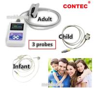 Hand-Held Pulse Oximeter Blood Oxygen USB PC software,infant,child,adult probe,