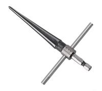 Hand Held Reamer, Tapered Reamer, 3-13mm Portable Tapered Reamer with T-Handle 6 Flute Beveling Cutting Drilling Tool