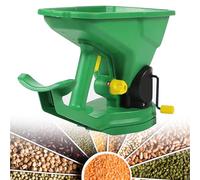 Hand Held Seed Spreader,1.5l 5 Gear Portable Seed Spreader, Manual Grass Seed and Fertilizer Spreaders for Lawn and Garden, Adjustable Planting Tools for Garden Lawn Small Farms