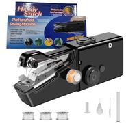 Hand Held Sewing Machine for Adults/Beginners, Mini Household Hand Sewing Machine Portable Stitch Needlework Set for DIY Clothes Stitching Home Travel