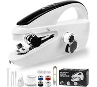 Hand Held Sewing Machines For Adults, Hand Held Sewing Machines for Hemming with Test Fabric(Not second-hand), Easy To Use Rechargeable Hand Sewing Machine for Beginners, Women