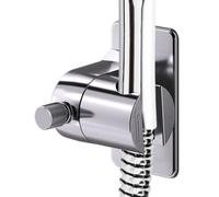 Hand-Held Shower Holder - Standard - Ideal Round Shower Head Holder | Wall Supply Elbow with Hand Shower Holders | Round Wall Mounting Drop Ell Union Water Outlet | Bathroom Installation & Mont