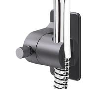 Hand Held Shower Holder - Wall Mount Handheld Wand, Flexible Waterproof | No Drilling Bathroom Installation Mounting Accessories for Kids Adults Adhesive Suction Bracket Spray Head Support Unit