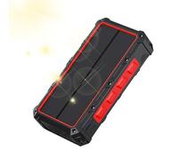 Hand Held Solar Power Bank - Foldable Wireless Charging Station, High Efficiency LED Light | SOS Alarm Function with Compass for Outdoor Use, Fishing, Cyclists
