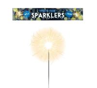Hand-Held Sparklers 25cm - 1 Pack of 6 - Ideal for Bonfire Night, Halloween, Christmas, and New Year Celebrations - Total of 6 Sparklers