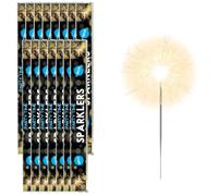 Hand-Held Sparklers 40cm - 15 Packs of 6 - Ideal for Bonfire Night, Halloween, Christmas, and New Year Celebrations - Total of 90 Sparklers