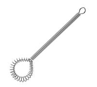 Hand Held Stainless Steel Spring Whisk Blender, Round Shape | Household Hand Held Wire Whisk Blender for Milk Butter Sauces Coffee Cappuccino Drinks Kitchen Utensil Tools