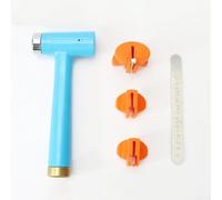 Hand-Held Stamping Clamp with Secure Embedding Function to Reduce Direct Contact Between Hand and Stamp During Hammer Use (6x6mm)