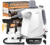 Hand Held Steam Cleaner, 450ml Capacity Portable High Pressure Steam Cleaners with 11 Accessories, Easy And Effortless Steam Cleaner Handheld for Kitchen, Sofa, Car, Floors And Windows