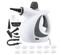 Hand Held Steam Cleaner Chemical-Free - Handheld Steam Cleaners Suitable For Various Surfaces Ideal For Cleaning Car Windows, Dirt And Grease,white