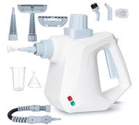 Hand Held Steam Cleaners for the Home, 350ml Portable Steam Cleaner with Safety Lock 10 Accessories, Multipurpose Steamer Cleaning Handheld for Carpet Window Kitchen Bathroom Car