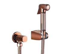 Hand Held Toilet Bidet Sprayer Rose d Toilet Douche Spray Kit Bidet Sprayer with Hose Multifunctional All-Copper Spray Gun,Rose d