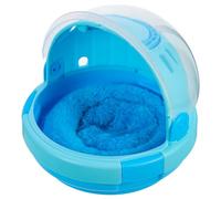 Hand-held Warm Nest Pet Cage Plastic and Plush Blue