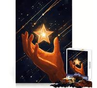 Hand Holding A Star in Space Jigsaw 1000 Pieces for Adults Calm Daily True Detail Joyful Challenge Perfect Art (38x26cm)