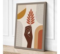 Hand Holding Growth Canvas Wall Art Print 36x24 Inch | Ready to Hang, Gallery Wrapped, Fade-Resistant Inks, Securely Packaged, UK Made