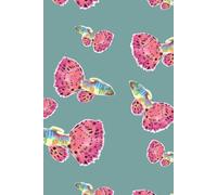 Hand-Illustrated Colourful Fishes Notebook - 180 Lined Pages for Journaling, Writing, and Note-Taking