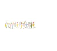 Hand in Hand Birthday Greeting Cards Paper Party Decorations