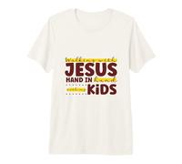 Hand in Hand with Jesus - Faithful mom Premium T-Shirt