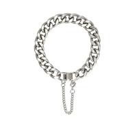 Hand Jewelry Alloy Chain Bracelet Unisex Hollow Chain Bracelet Adjustable European Style Alloy Hip-hop Jewelry for Men Women Silver