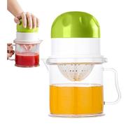 Hand Juicer, Manual Orange Lemon Sermon Manual - Multifunctional Kitchen Gadget with Strainer and Clear Cup 450ml Equ for Guava Lime Pomegranate Camping Gym
