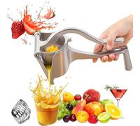 Hand Juicer Squeezer-Aluminum Manual Press Juicer, Efficient Hand Press Juicers, Easy To Clean for Orange Citrus Pomegranate Lime Grapefruit Home Kitchen (2 Pcs)