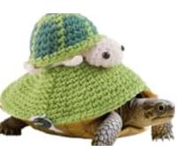 Hand-Knitted Turtle Apparel for Stuffed Toys - Cute Knit Outfit, Soft Doll Clothing for Plush Turtle Outdoor Adventures & Decor