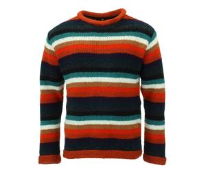 Hand Knitted Wool Jumper LoudElephant Sweater Warm Winter Wool Handmade Craft