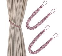 Hand Knitting Curtains Tied Rope Simple Type Curtain Tie Backs (Purple)