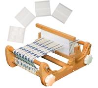 Hand-Knitting Weaving Machine for DIY Crafts - Adjustable Density for Creating Tea Coasters, Placemats, and Bags