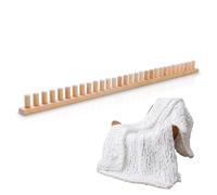 Hand Knitting Wooden Blanket Looms Large 45 in - Hand Blanket Knitting Frame Board - Adjustable Size Knittings Frame for Chunky Blankets Looms for Making Throw Blankets Cushions, Headbands, Shawls