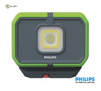 Philips Xperion 3000 Flood LED work light, rechargeable LED floodlight, 1000lm, power bank function, Grün