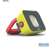 Philips LED Work Light Xperion 6000 Flood, Rechargeable LED floodlight with zoomable and dimmable Light, 1000lm, Motion Detection, Power Bank Function