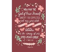 Hand Lettered 1 Thessalonians 5:23 Hardback, College-Ruled Journal