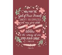 Hand Lettered 1 Thessalonians 5:23, Paperback, Dot Grid Journal