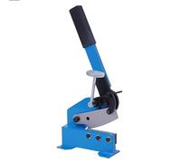 Hand Lever Shear, 125mm/200mm Manual Metal Shear Cutter, Heavy Duty Manual Shearing Machine Metal Cutting Bench Plate Tool for Sheet/Round/Flat Steel (Blade Length: 125mm)