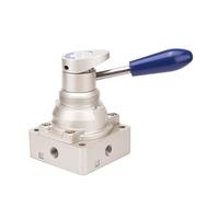 Hand Lever Valve 4HV 4HV-L Series (4/2,4/3 Way) 4HV210-L 4HV310-L 4HV410-L with Lock(4HV330-08,-SL)