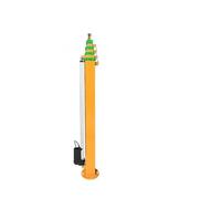 Hand Lift Monitoring Pole Custom Manual Telescopic Mechanical Winch