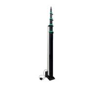 Hand Lift Monitoring Pole Custom Manual Telescopic Mechanical Winch Lifting Mast 3/4/5/6/7/8/9/10m Hand Crank Telescopic Mast(3M)