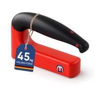 Hand Load Lifting/Carrying Magnet - Magnetic Gripper - Holding Force 45 kg - Handy Grip - Permanent Magnet with Handle for Lifting/Transporting Iron Metallic Loads