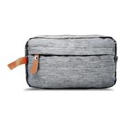Hand luggage cosmetic bag, toiletry bag, men, practical toiletry bag, wash bag for women, grey