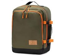 Hand Luggage for Ryanair Multifunctional Carry-On Travel Backpack Size 40x25x20cm Baggage Cabin Flight Weekend Backpack Carry On Bag Travel Hand Luggage Color Green-Orange [102]