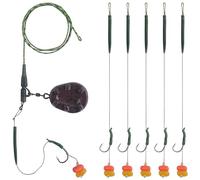 Hand Made Carp Fishing Rigs, Carp Tackle Rig Chod Helicopter Rig Sinker Weights Fish Hooks Swivels Clip Setup Boilie Bait Rigs Carp Fishing Accessories Equipment