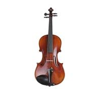 Hand-made Carved Maple Violin Flamed Violin 3/4 4/4 Violino Full Accessories (Color : 3/4)