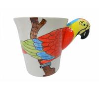 Hand Made Ceramic Mug - Animal Mugs - Parrot