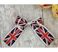 Hand-Made Union Jack flag inspired Hair Clip/Hair Bow/Bow Tie