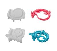 Hand-Making Realistic Sculpture Molds Silicone Craft Dragon Shape Practical Mold Figurines Molds Texture Mold