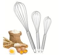 Hand Manual Whisk, Egg or Cake Better, Whisk Balloon, Multipurpose Kitchen Tool Beginners/Advance Level Cooking/Baking/Beating/Stirring, Easy to Use, Cost-Effective (12 Inch)