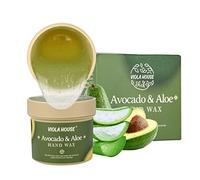 Hand Mask Avocado & Aloe Peel Off Hand Wax, Hand Peeling Masks - Moisturizing Hydrating Nourishing Exfoliating Hand Film, Hand Care Paraffin for Cracked, Dry, and Aging Hands, 150g